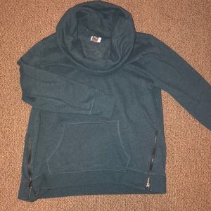 Old Navy Active Teal Cowlneck Sweatshirt